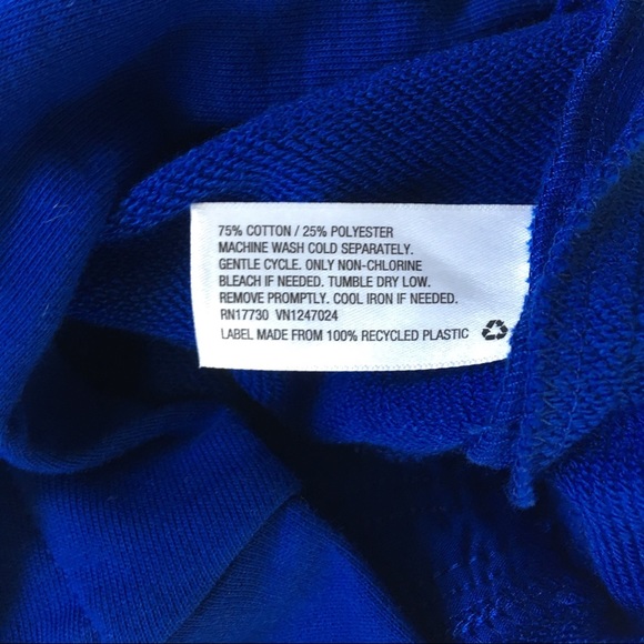 NWOT Hunter Target Blue Jumper Sleeveless Hoodie S - Picture 8 of 8